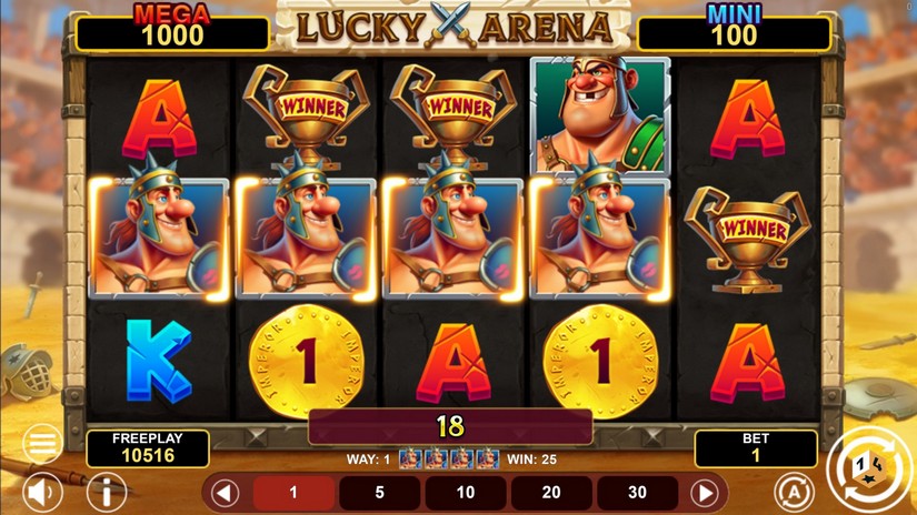 Lucky Arena Hold And Win slot screen 3