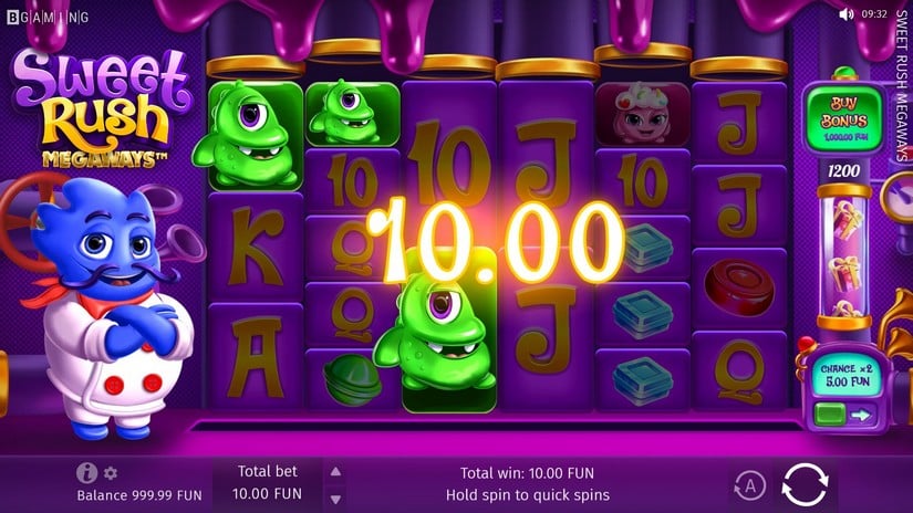 Sweet Rush MEGAWAYS slot screen 2