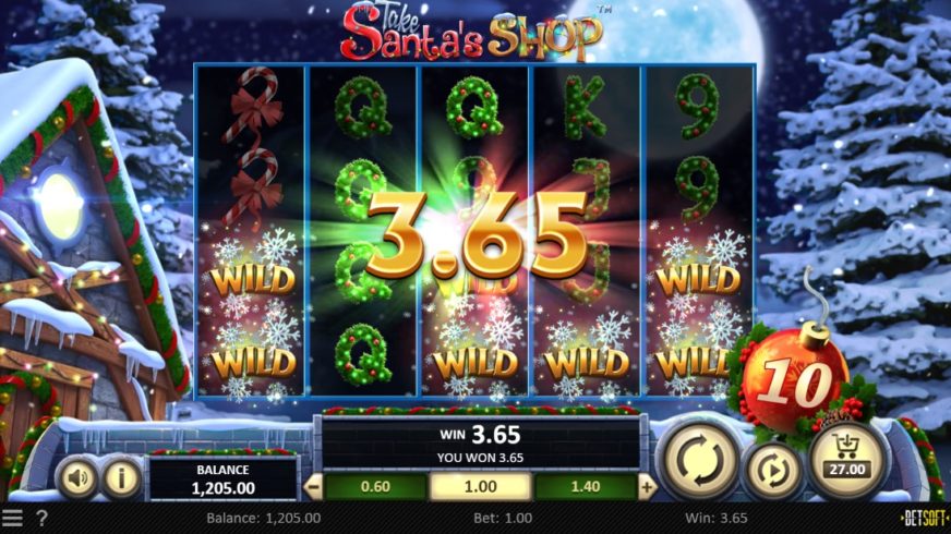 Take Santas Shop slot screen 2
