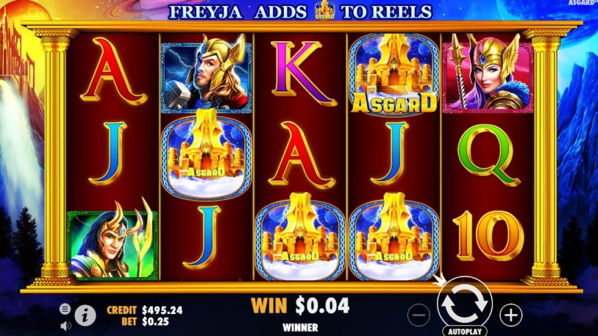 Asgard slot screen 3