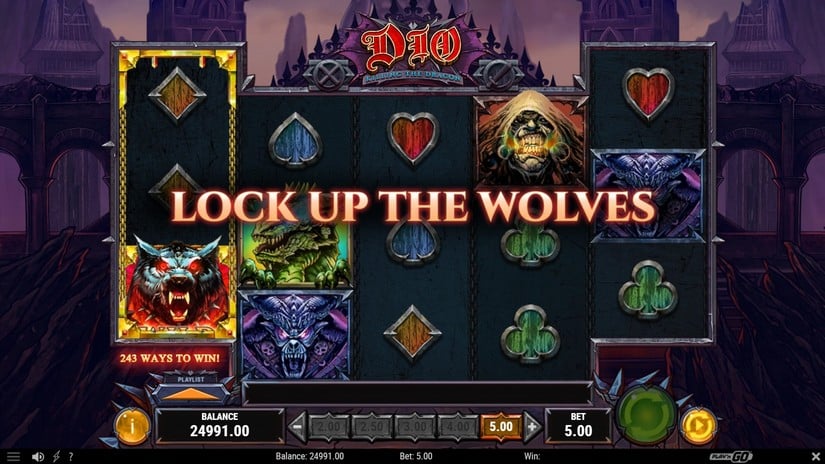 Dio – Killing the Dragon slot screen 2