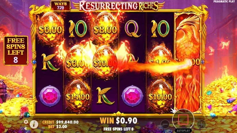 Resurrecting Riches slot screen 5