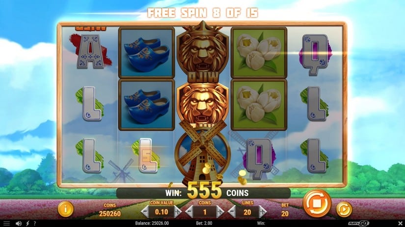 Dutch Flip slot screen 7