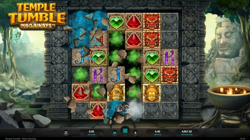 Temple Tumble slot screen 3