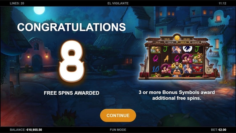 El Vigilante slot screen 3