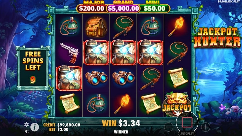 Jackpot Hunter slot screen 4