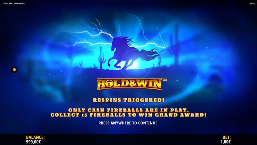 Colt Cash: Hold & Win slot screen 3