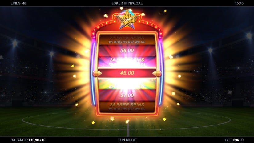 Joker Hit ‘n’ Goal slot screen 3