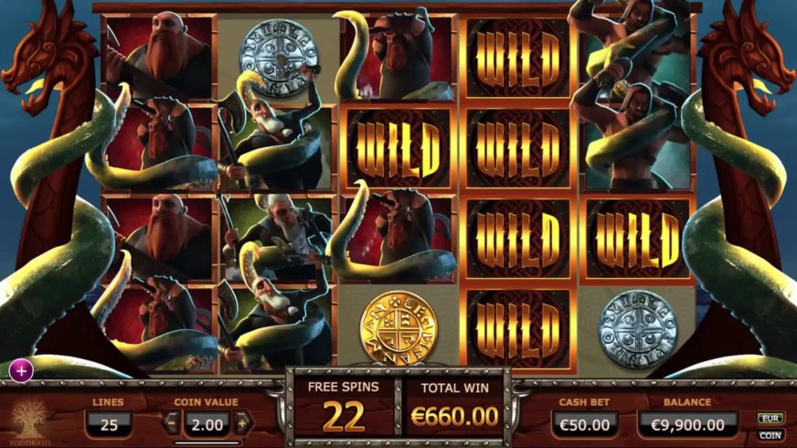 Vikings Go Wild slot screen 1