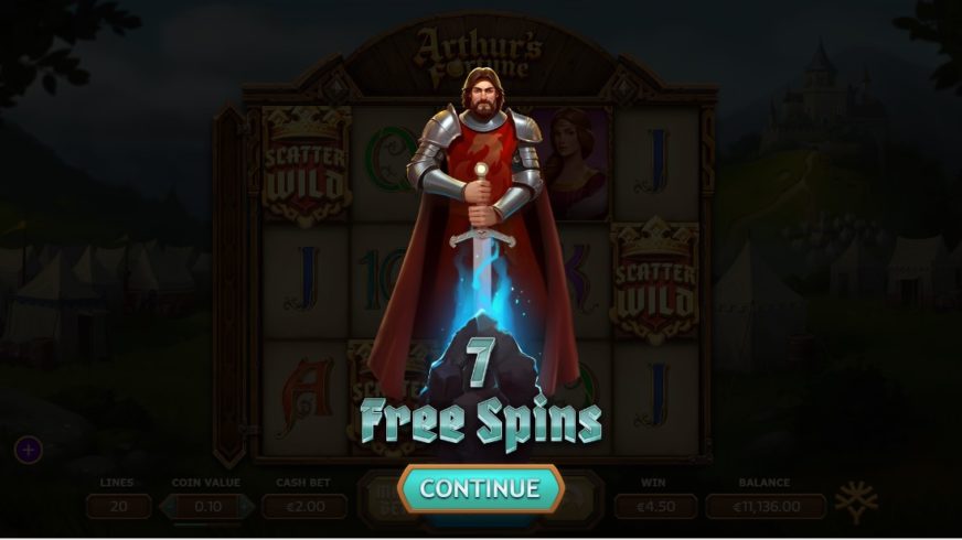 Arthur’s Fortune slot screen 4