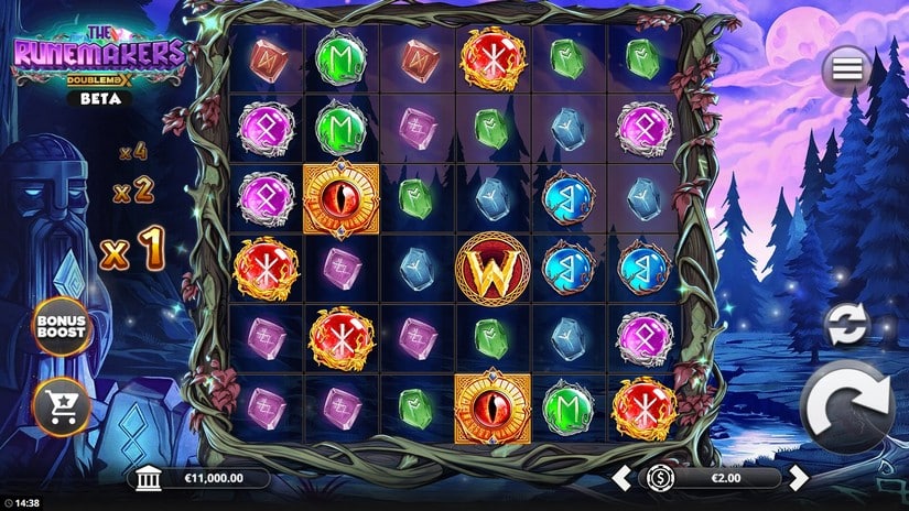 The Runemakers DoubleMax slot screen 1