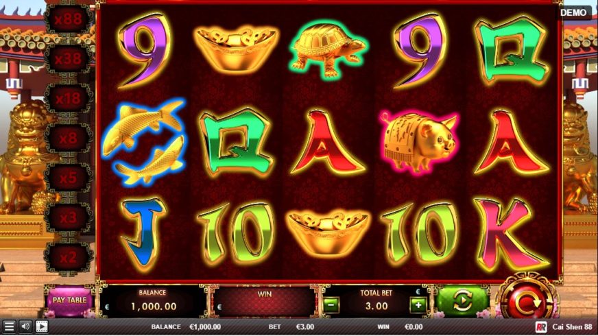 Cai Shen 88 slot screen 1