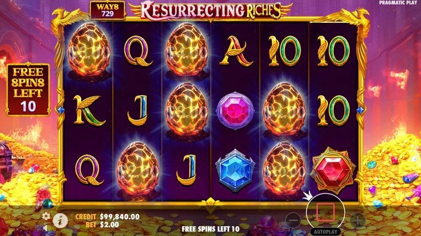 Resurrecting Riches slot screen 4
