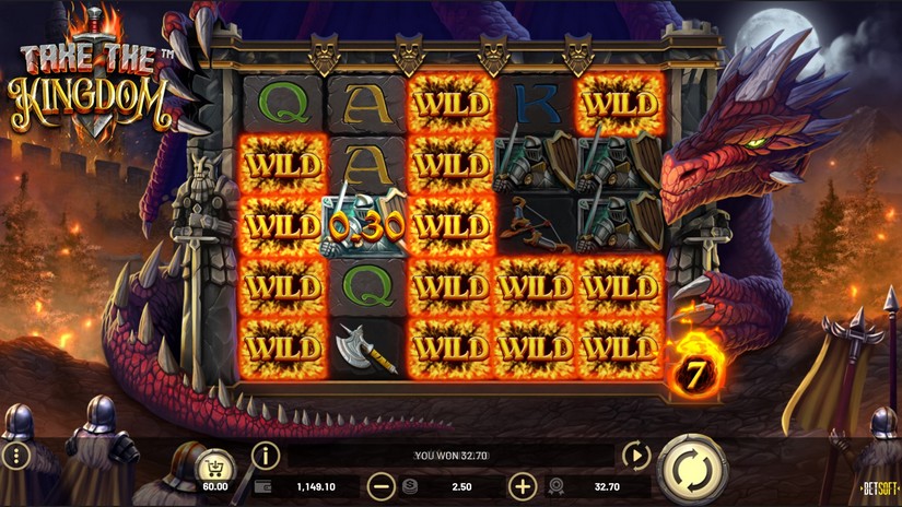 Take The Kingdom slot screen 4