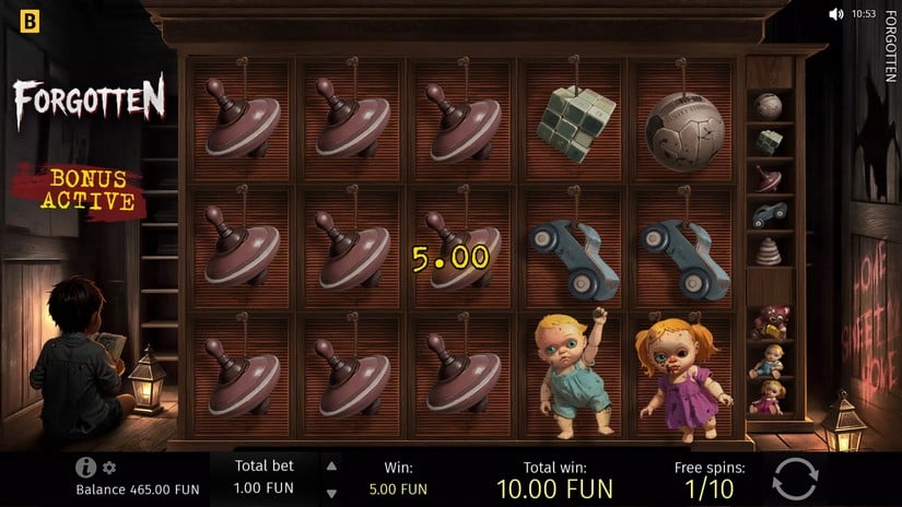 Forgotten slot screen 4