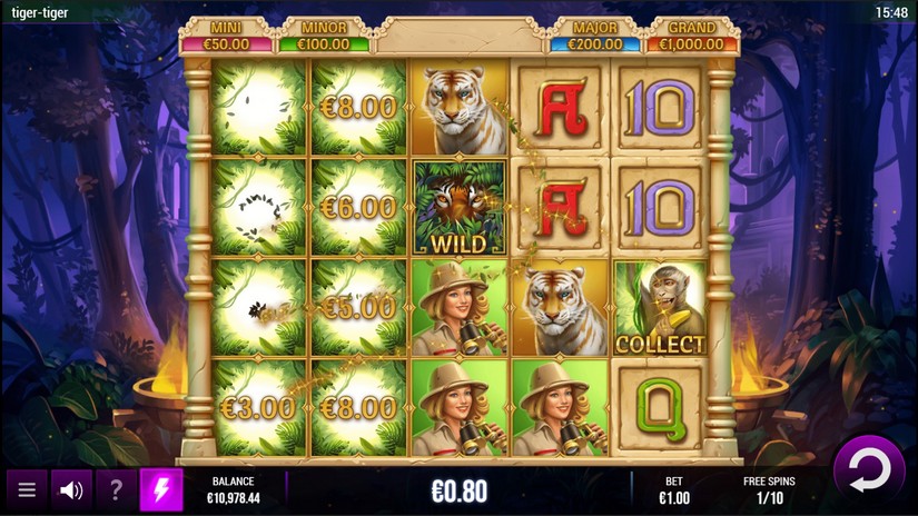 Tiger Tiger Wild Life slot screen 7