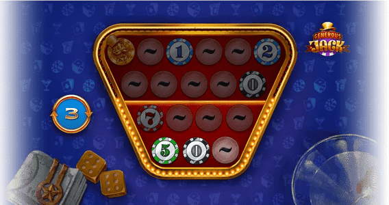 Symbol from left to right on their one active row