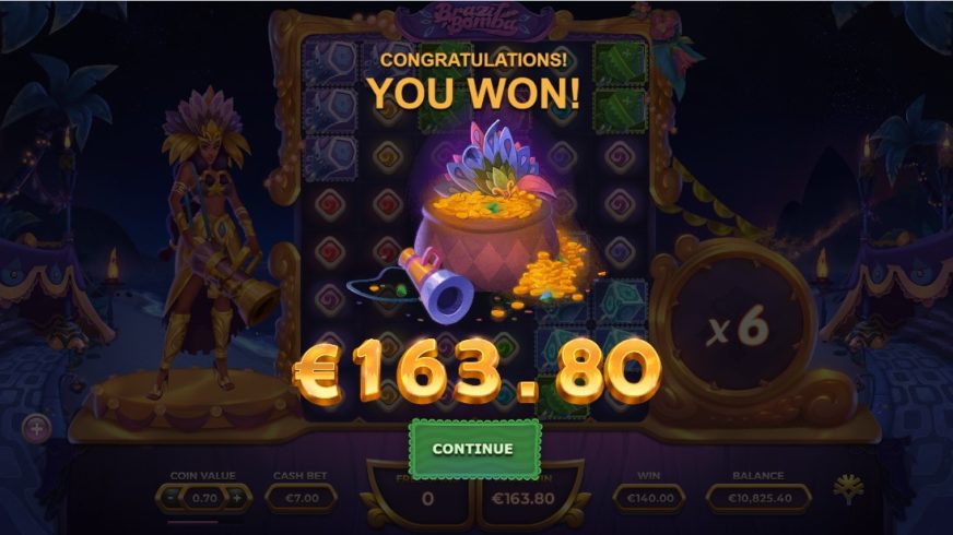 Brazil Bomba slot screen 5