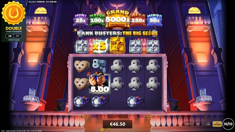 Bank Busters The Big Score slot screen 4