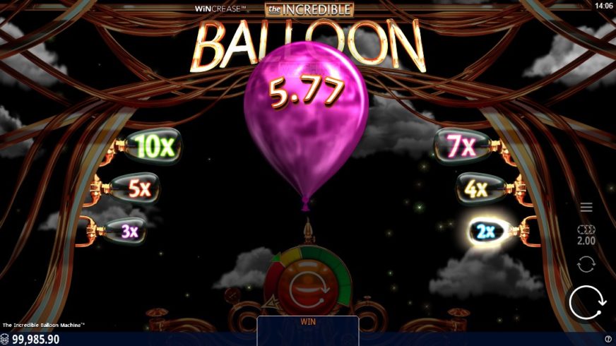 Incredible Balloon Machine slot screen 5