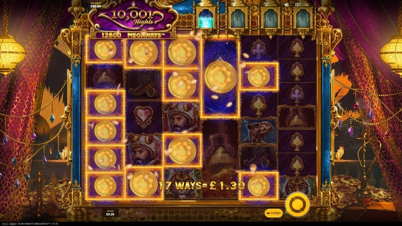 10 001 Nights MegaWays slot screen 3