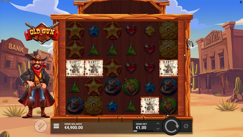 Old Gun slot screen 2