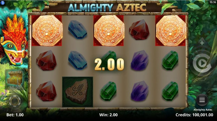 Almighty Aztec slot screen 2