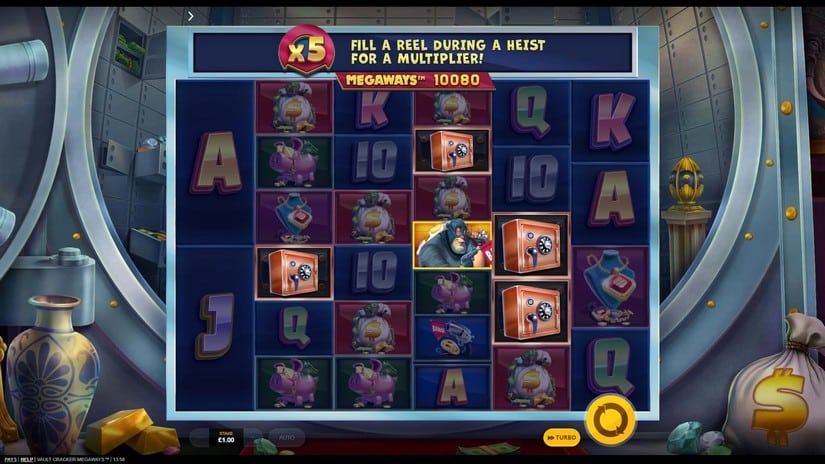 Vault Cracker Megaways slot screen 3