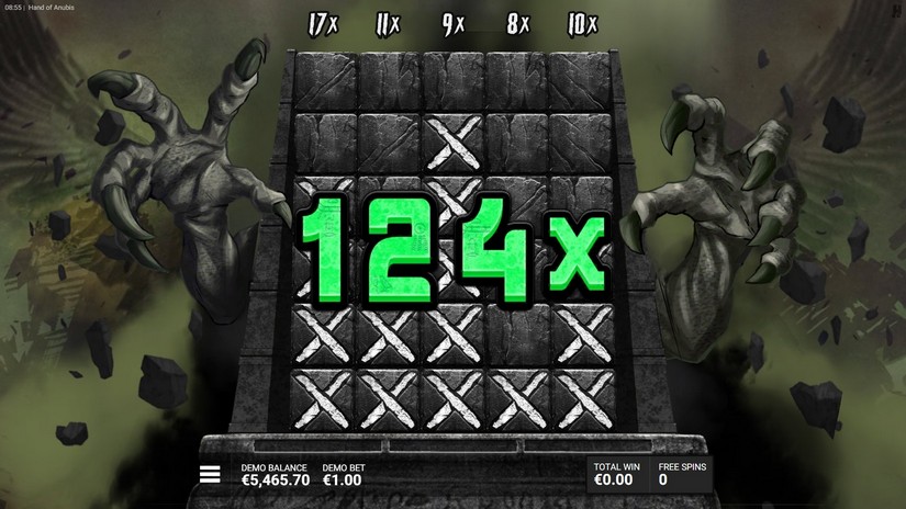 Hand of Anubis slot screen 12