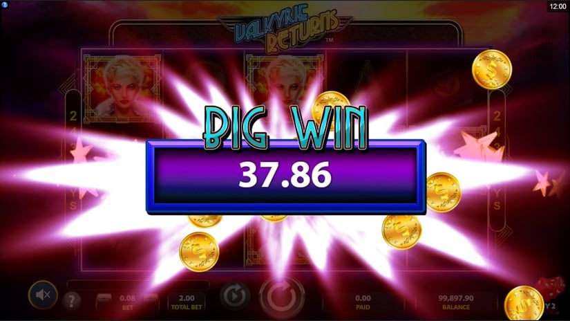 Valkyrie Returns slot screen 3