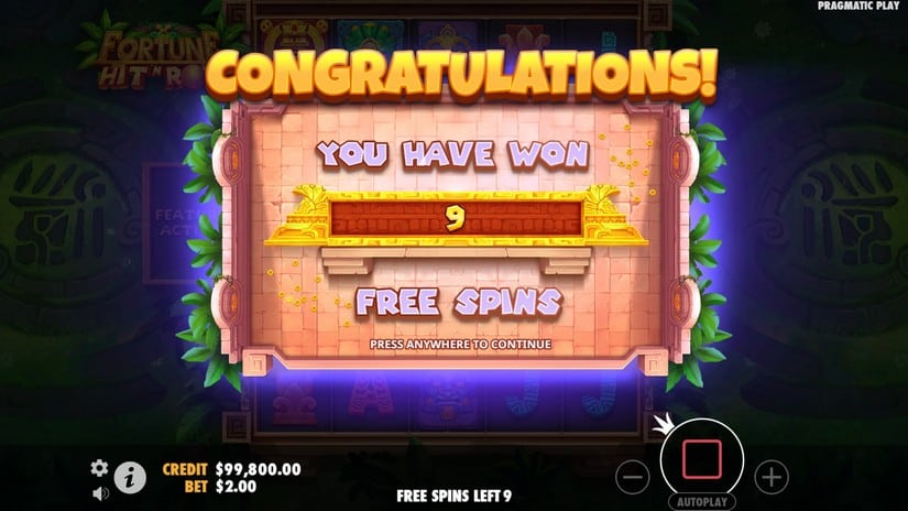 Fortune Hit’n Roll slot screen 3