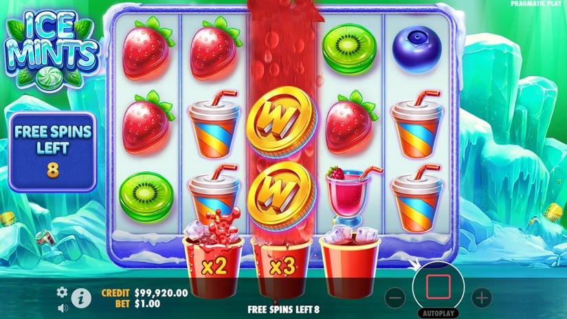 Ice Mints slot screen 4