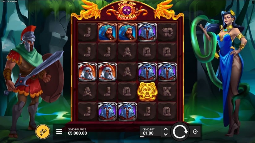 Eye of Medusa slot screen 1
