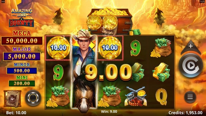 Amazing Link Bounty slot screen 3
