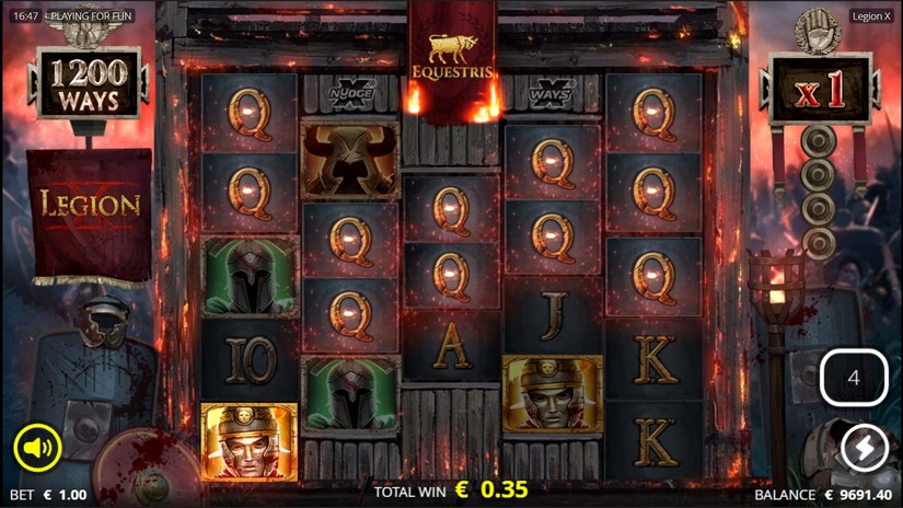Legion X slot screen 4