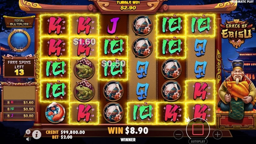 Grace of Ebisu slot screen 4