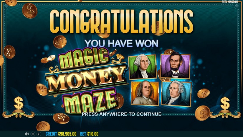 Magic Money Maze slot screen 5