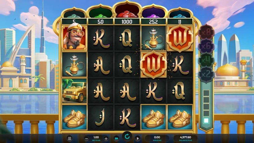 Sultan Spins slot screen 2