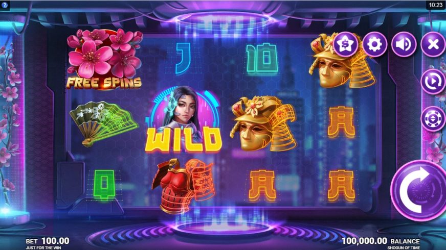 Shogun of Time slot screen 1