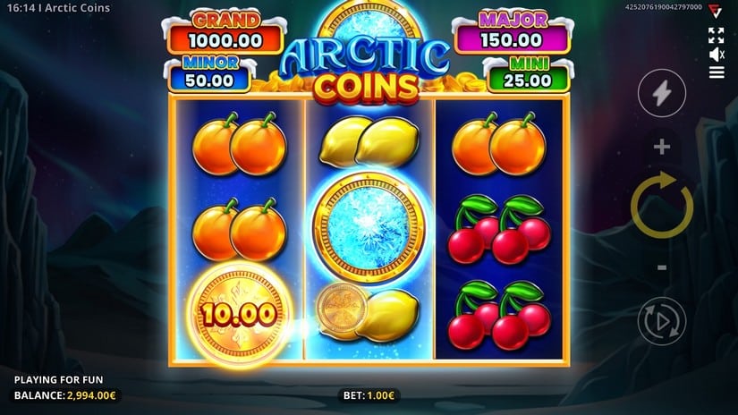 Arctic Coins: Running Wins slot screen 2