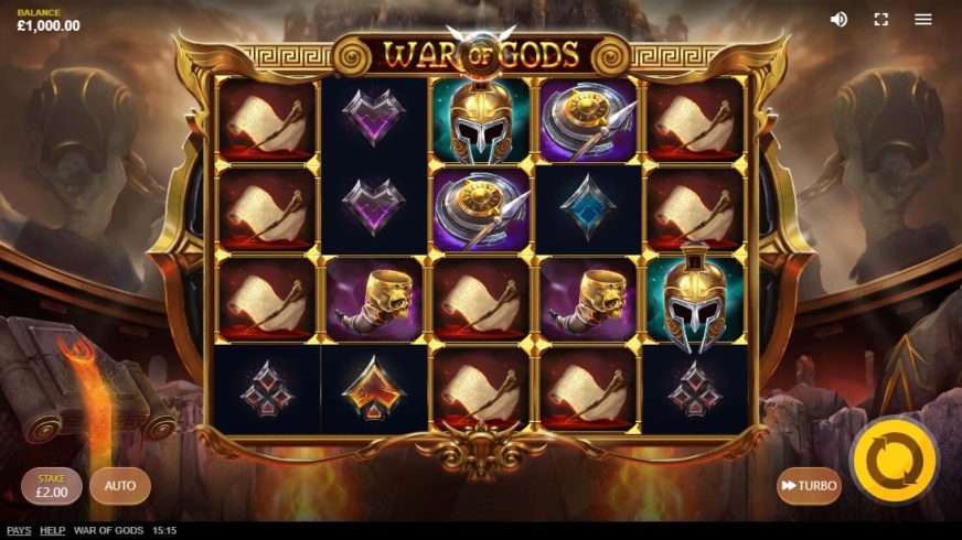 War of Gods slot screen 1