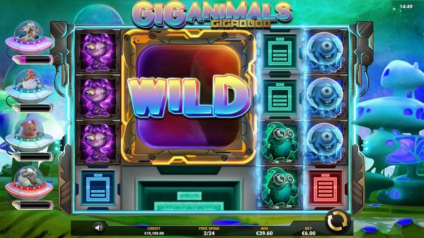 Giganimals Gigablox slot screen 5