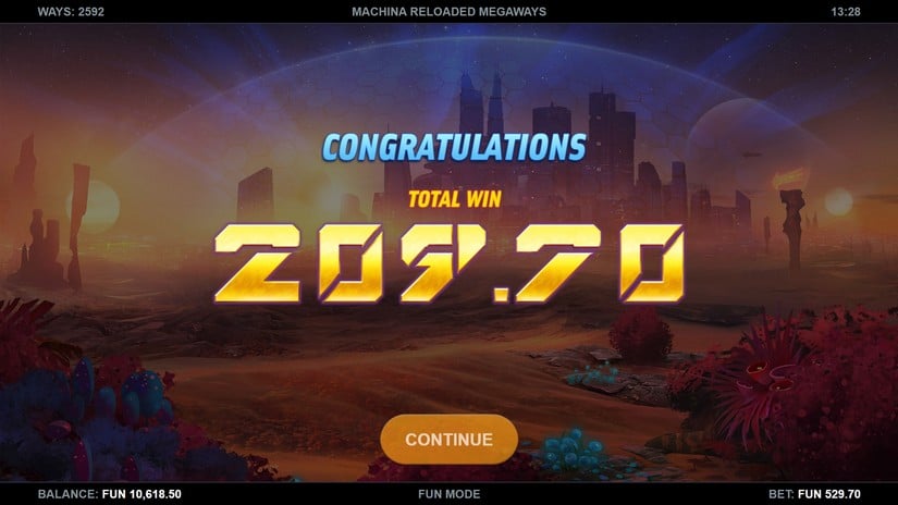 Machina Reloaded Megaways slot screen 8