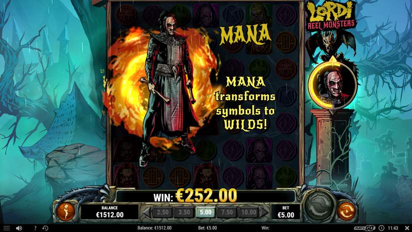 Lordi Reel Monsters slot screen 5