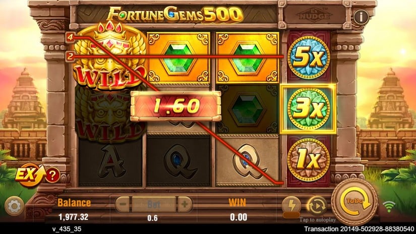 Fortune Gems 500 slot screen 4