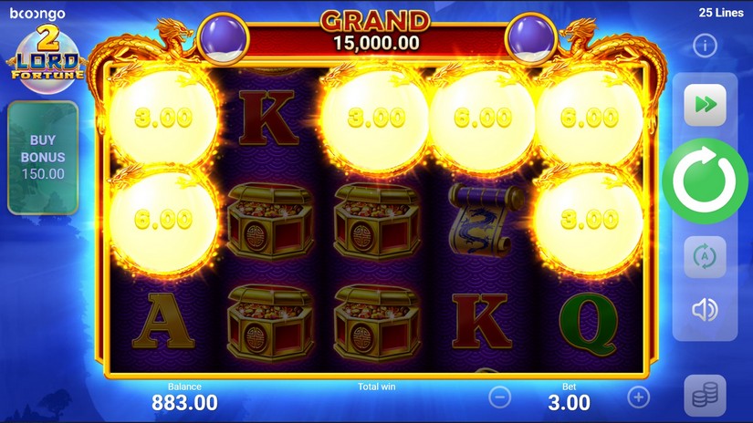 Lord Fortune 2 Hold and Win slot screen 6