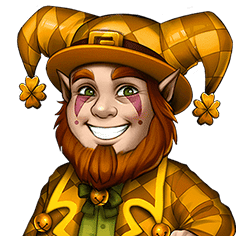 Wild Symbol of Joker Leprechauns Hit-N-Roll Slot