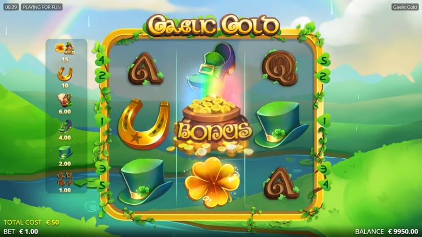 Gaelic Gold slot screen 2