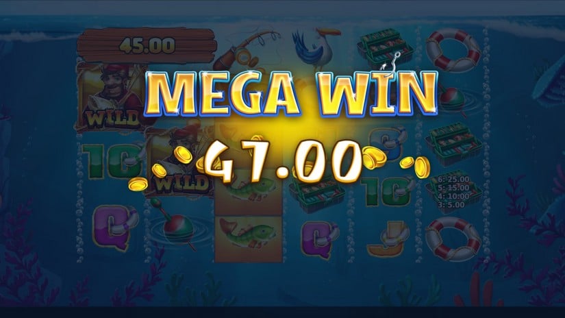 Wild Wild Bass slot screen 4