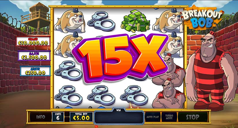 Breakout Bob slot screen 3